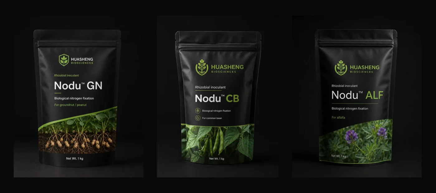 Crop-specific Nodu™ inoculant packs